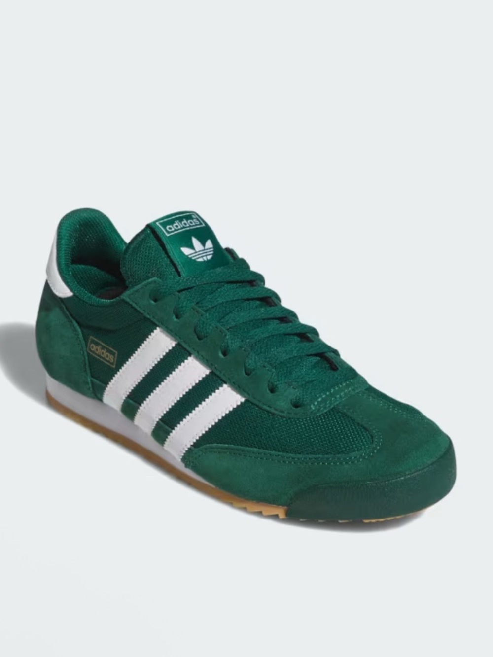adidas Green Gold and White Retro R71 Trainer